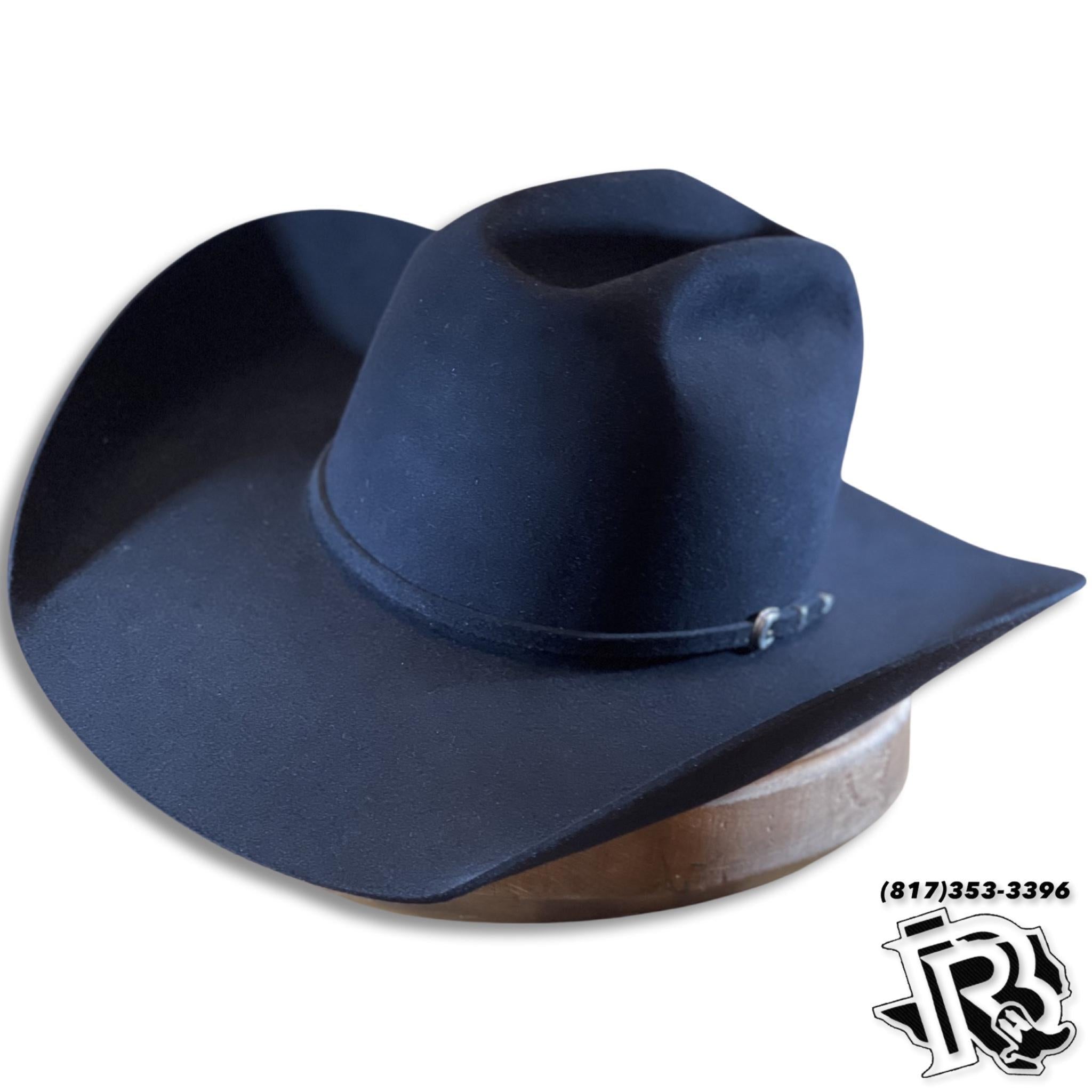 7X BLACK | RODEO KING FELT COWBOY HAT