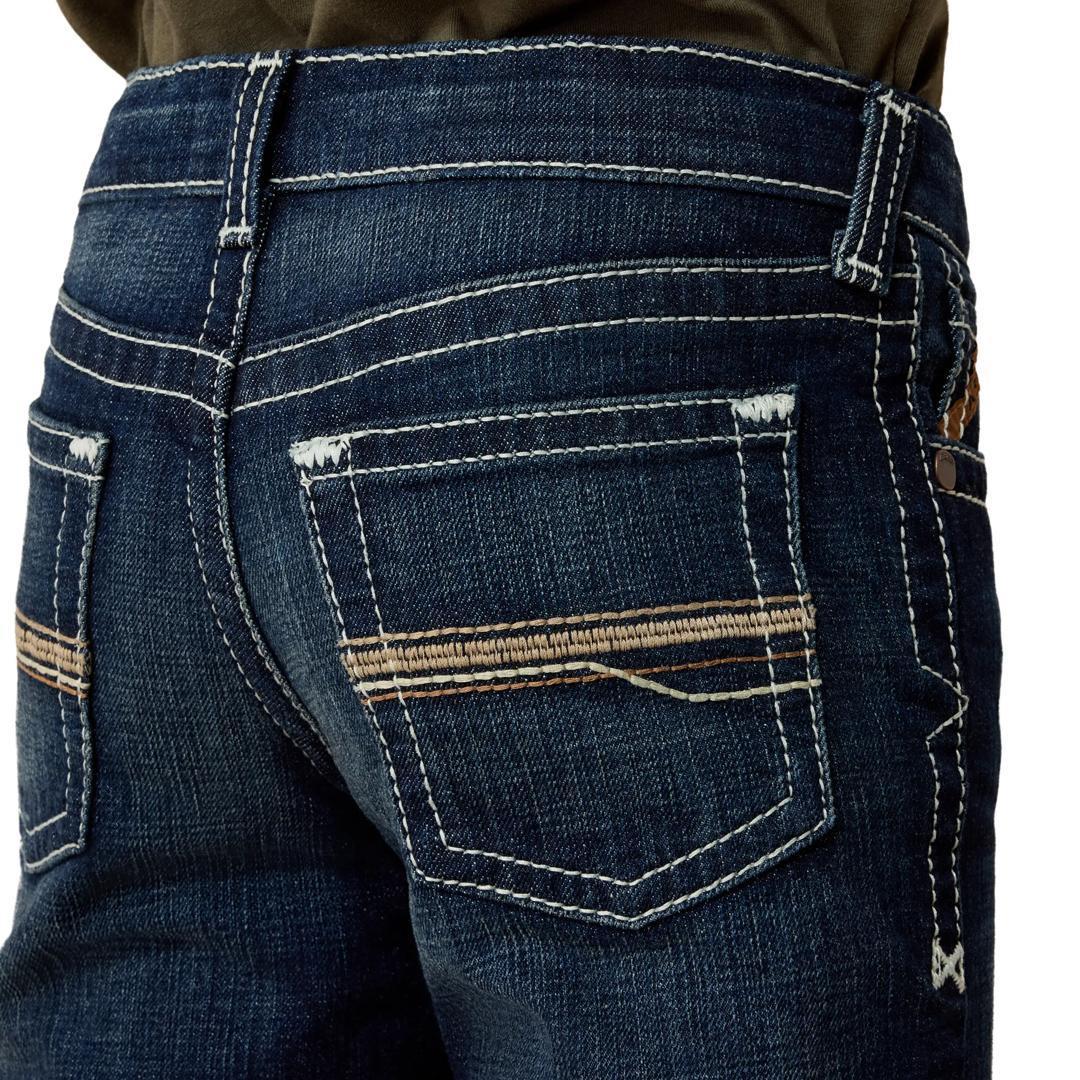 Ariat Youth Boy's B5 Slim Kenneth Mineral Blue Straight Leg Jeans| 10080818