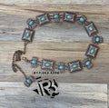 ‘’LUISA’’  CONCHO TURQUISE BELT