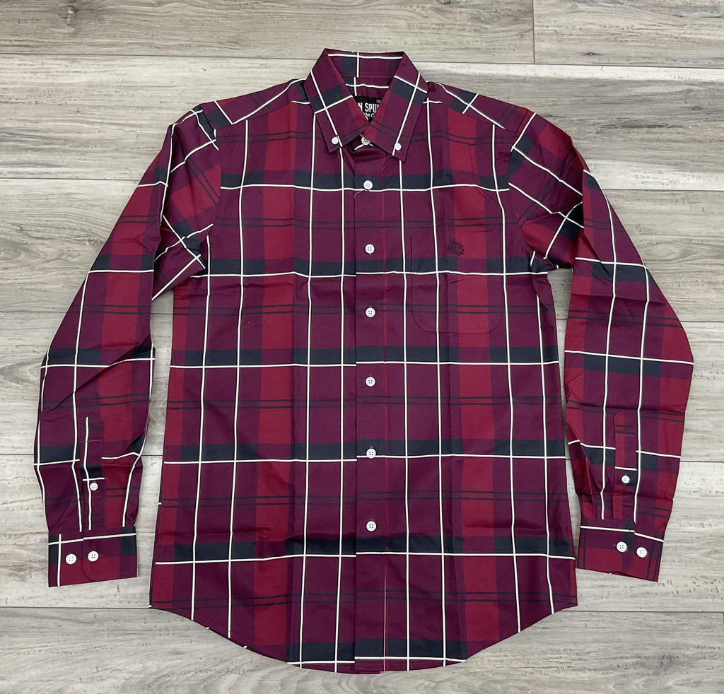 Wade  | Iron Spur Men’s Western Long Sleeve  Shirt