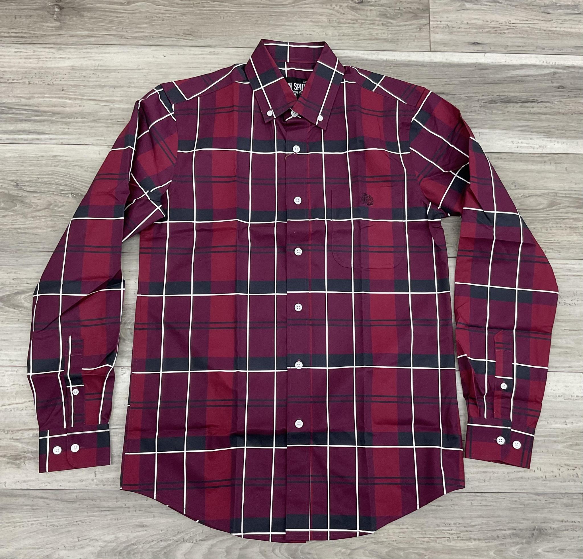 Wade  | Iron Spur Men’s Western Long Sleeve  Shirt
