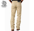 ROCK & ROLL MEN’S KHAKI SLIM FIT STRAIGHT BOOT JEANS|BM1RD06141