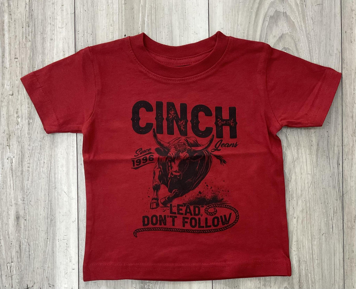 CINCH BOY’S INFANTS RED TEE |MTT7672076