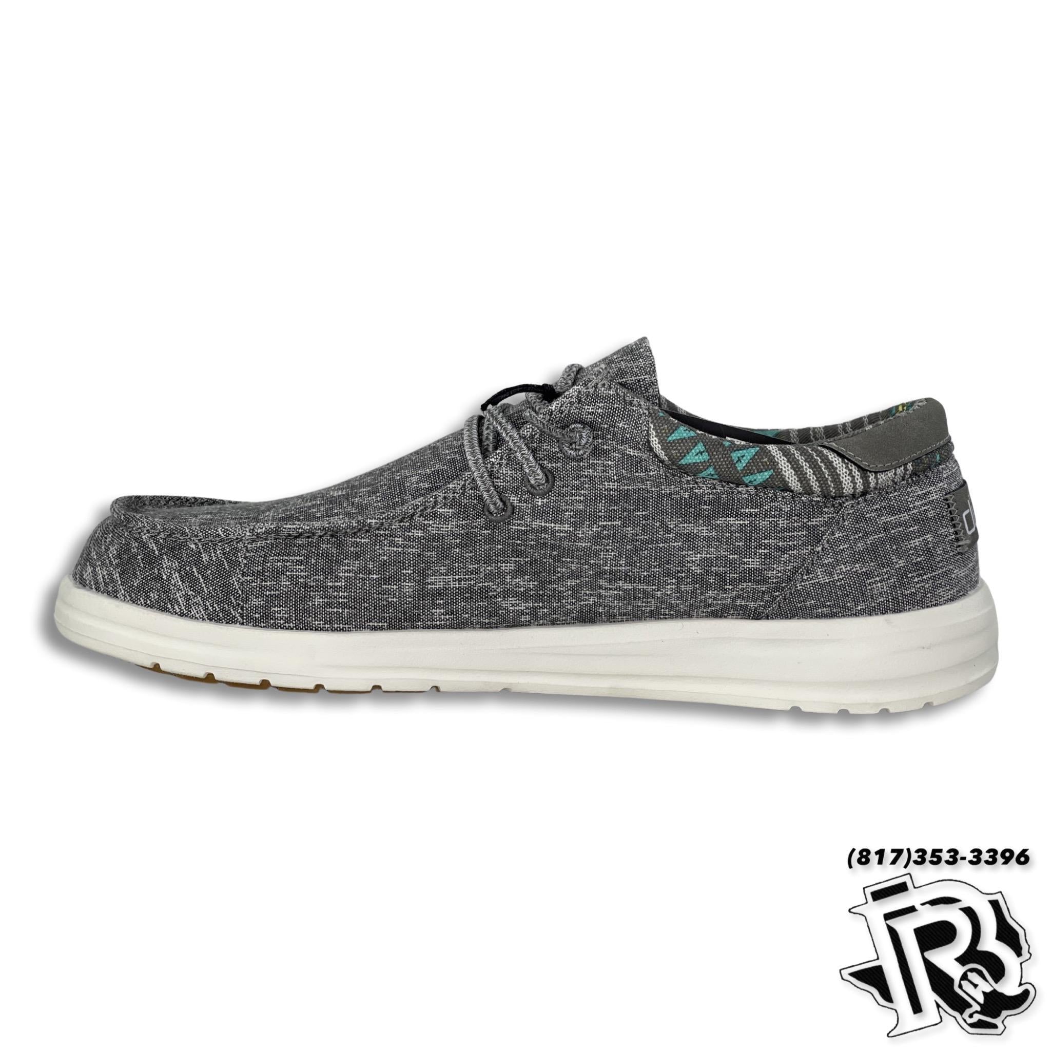 “ Chambray Grey  “ | HEY DUDE MEN SHOES GREY PAUL  (112293059)