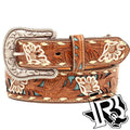 NOCONA LADIES PIERCED FLORAL BELT N3412308