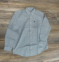 ‘’ETHAN’’| MENS TURQUOISE WESTERN  SHIRT`