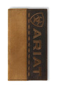 ARIAT RODEO ROUGHTOUT CROCODILE TAN WALLET |A3560808