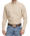WRANGLER CREAM RELAXED - MENS SHIRT - 112330360