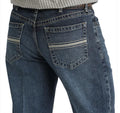 Cinch Men's White Label Relaxed Dark Stonewash Straight Jean | MB92834066
