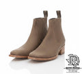 BOTIN CHARRO COLOR CAFE CLARO PUNTA CUADRADA