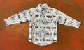 RRCB BOYS B LONG SLEEVE SNAP PANHANDLE BLUE SHIRT |RRBS2SRZ7Z