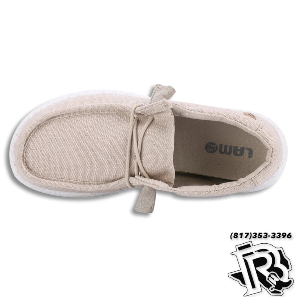 “ PAULA “ | WOMEN BEIGE CASUAL CANVAS SHOEE