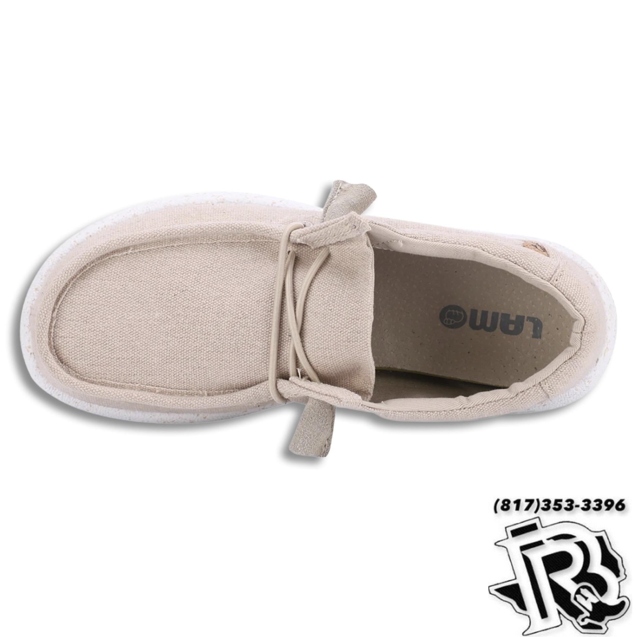 “ PAULA “ | WOMEN BEIGE CASUAL CANVAS SHOEE