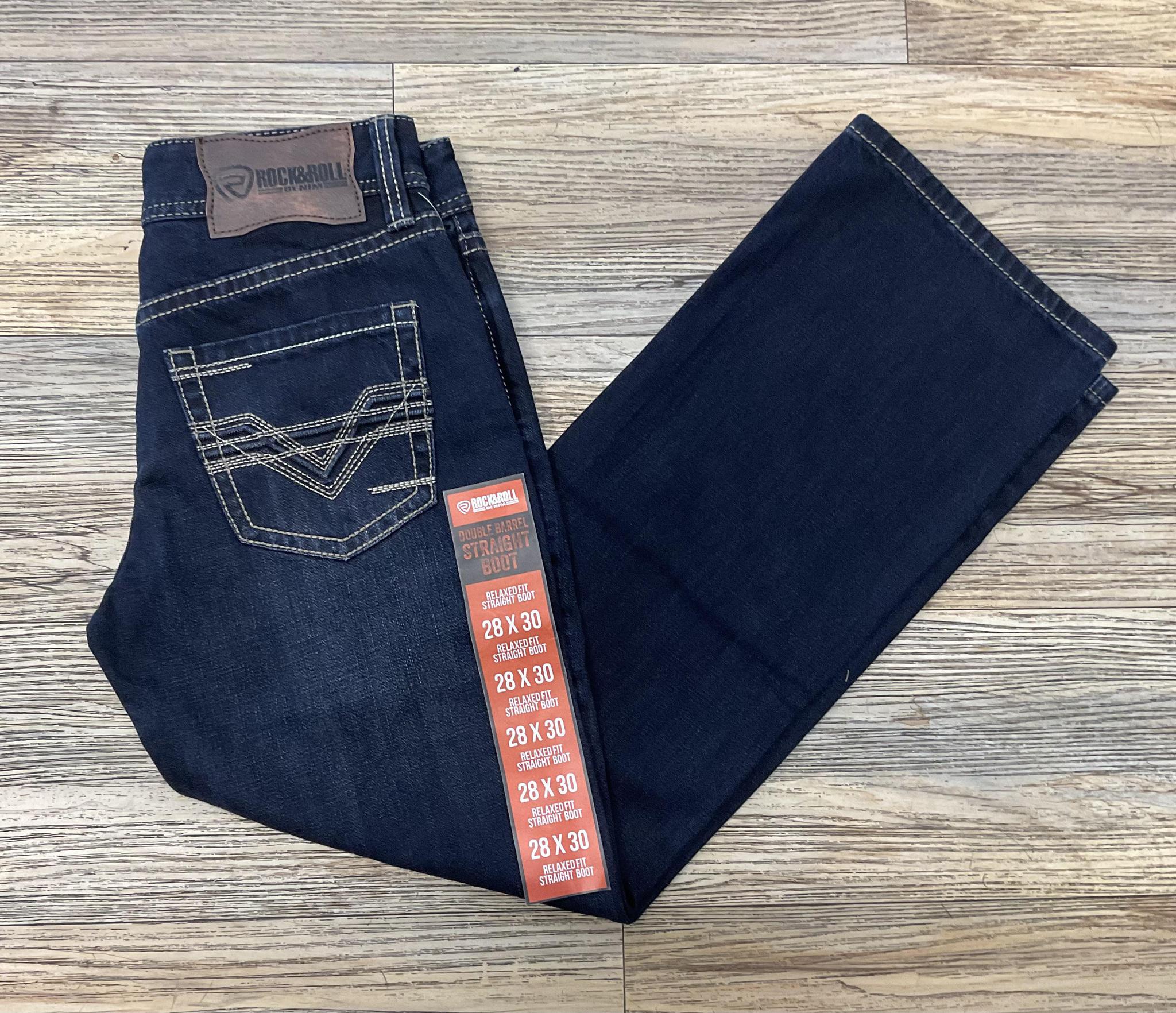 ROCK & ROLL MENS RELAXED FIT STRAIGHT BOOT JEANS | BM0SD07348