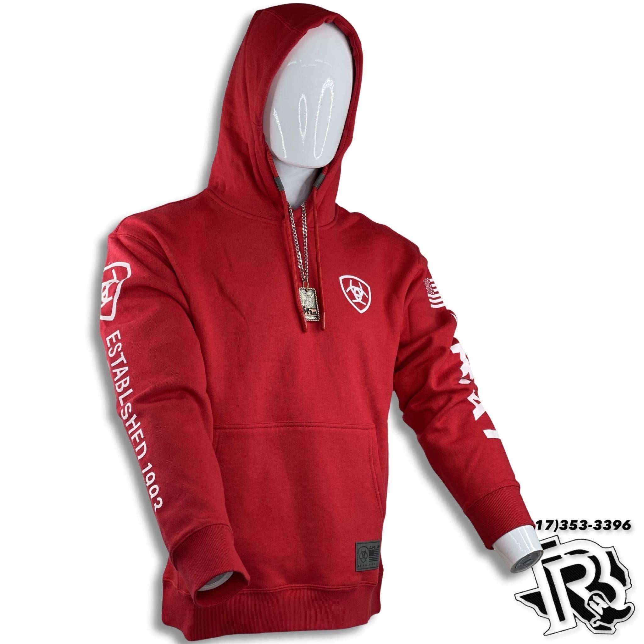 ARIAT JACKET | RED HOODIE MEN WESTERN 10037267