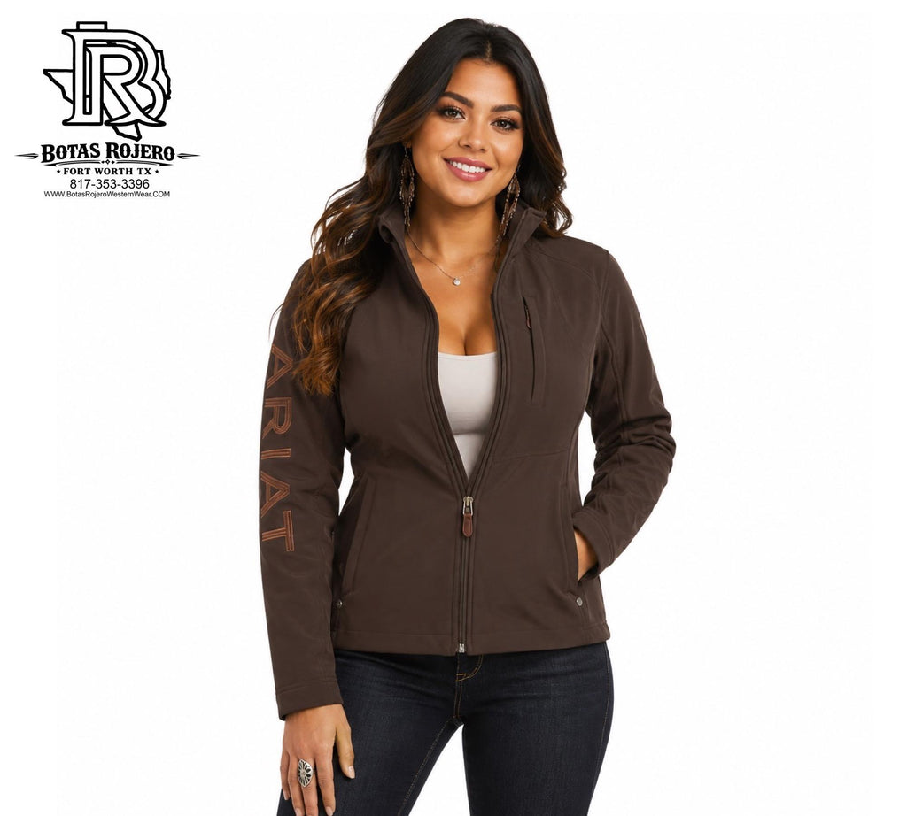 ARIAT | WOMEN SOFTHELL BROWN WESTERN JACKET 10033520