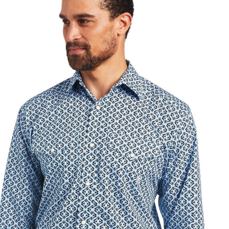 “ Aiden “ | MEN ARIAT LONG SLEEVE SHIRT BLUE 10040557