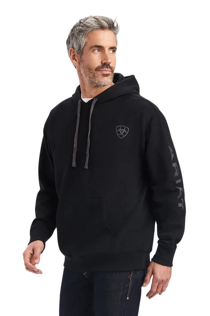 Ariat Mens Logo black Hoodie - 10040815