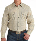 Cinch  Men's Modern Fit Cream  Western Shirt | MTW1301077