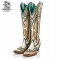 Women Corral boots | Orix with Cognac Stitching A4212
