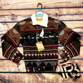 MEN'S WRANGLER® SHERPA LINED JACQUARD PRINT JACKET