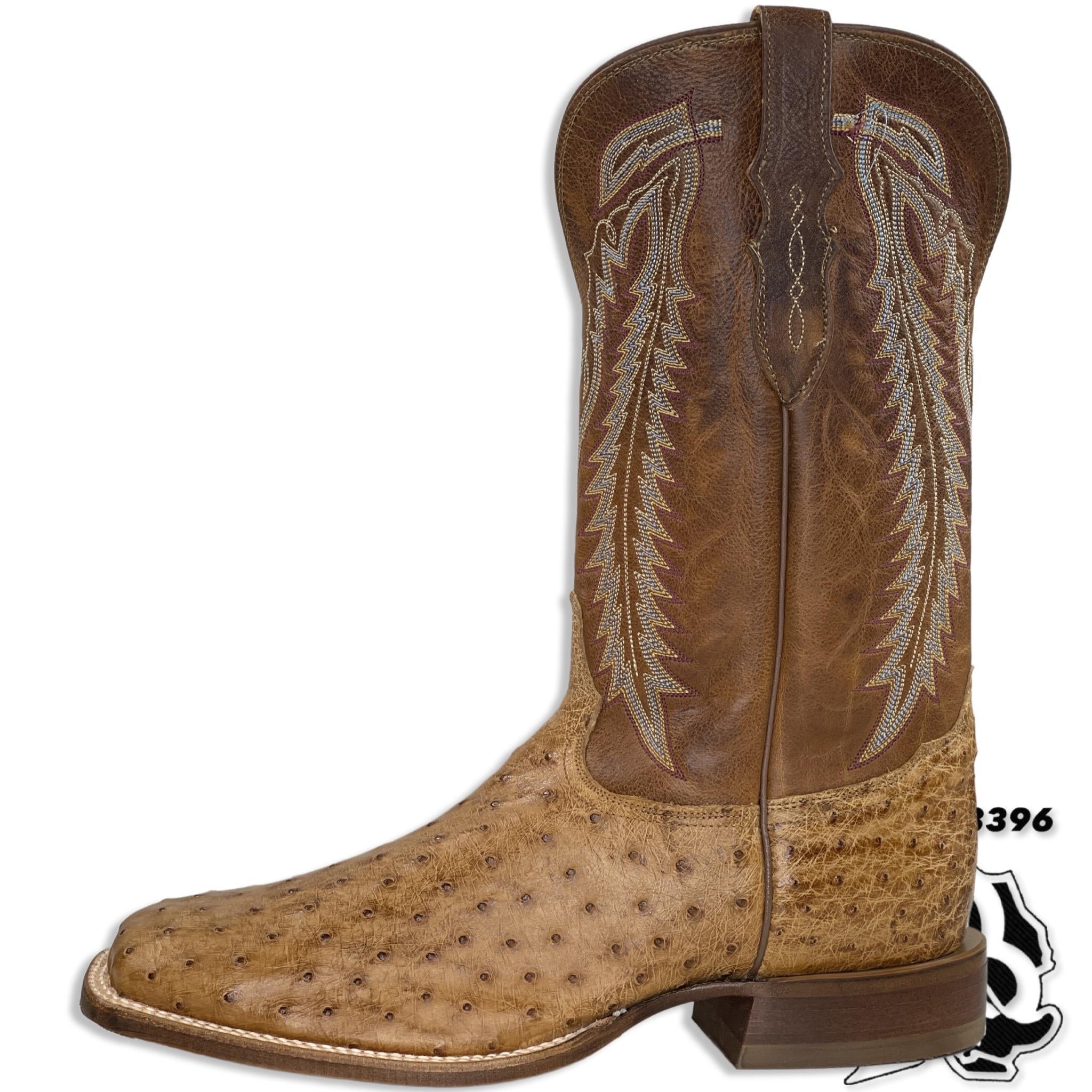 ORIGNAL OSTRICH FELIX | TONY LAMA MEN SQUARE TOE WESTERN BOOT