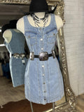 ‘’CASSIE’’ DENIM DRESS