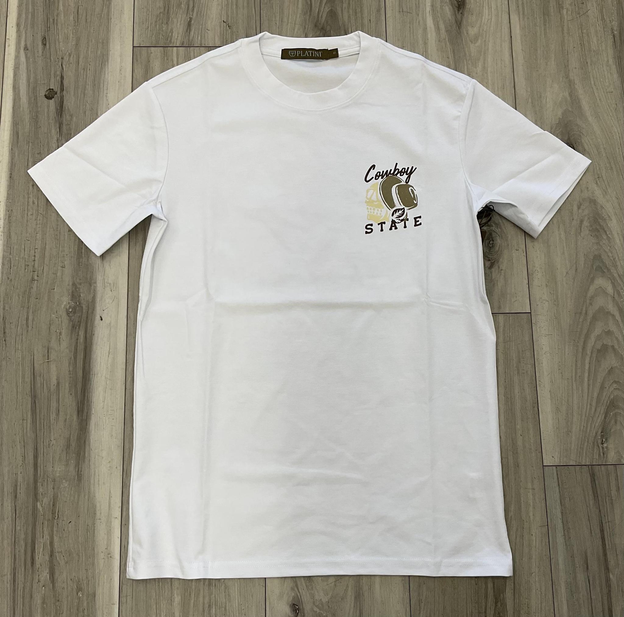 ‘’ARCHER’’ PLATINI MEN’S WHITE T-SHIRT | STT11409