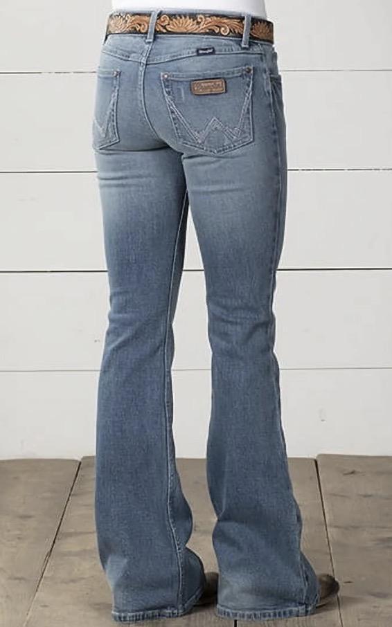 Wrangler Retro Mae Gianna Flare Jeans |09MWFQG