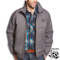 ARIAT | MENS TEAM LOGO INSULATED JACKET GREY 10017877