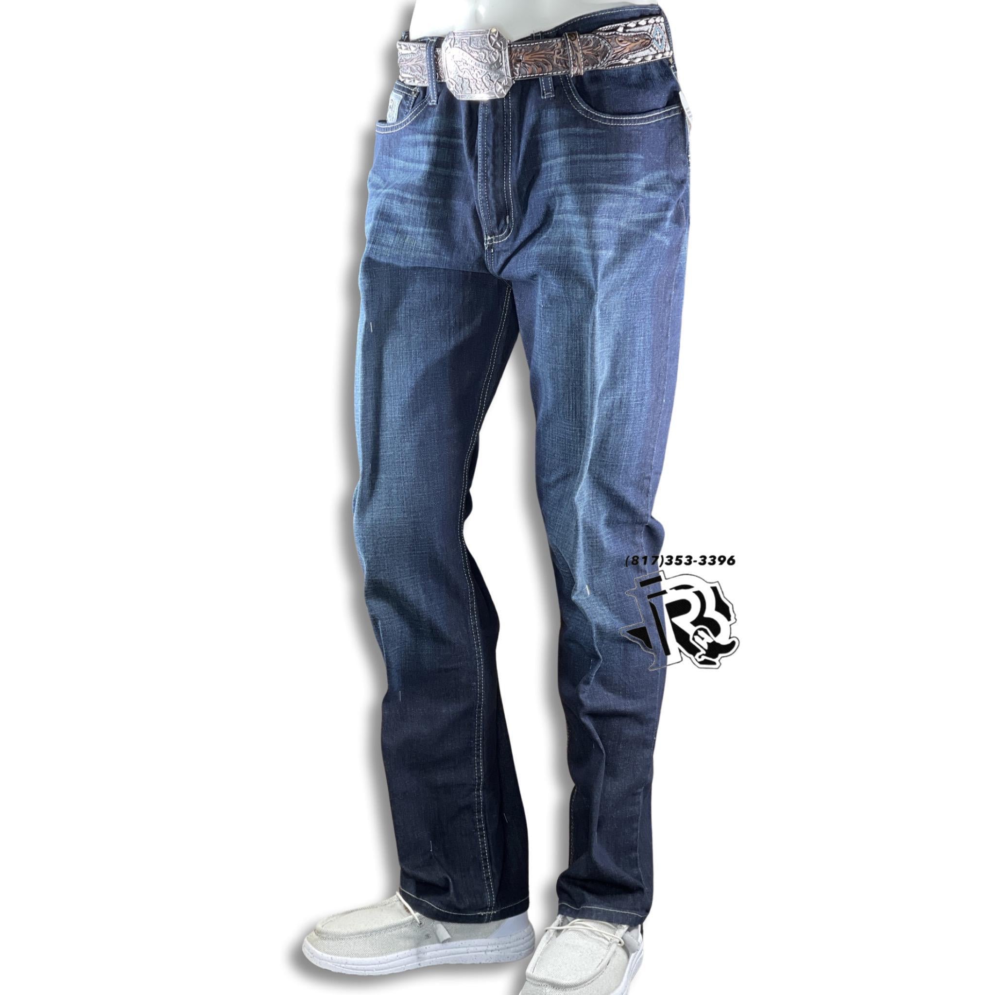 STRAIGHT LEG | CINCH MEN  JEANS DARK WASH  MB98034007 SILVER LABEL