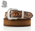 Men 1.75 inch Nacona Western Belt Rough Out Tan N210009202
