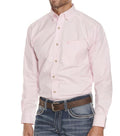 Ariat Pro Series Men's Pink Mini Stripes Western Shirt |10023596