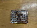 Three Horse Shoe Belt Buckle