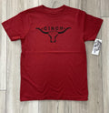 Cinch  Boys' Longhorn Logo T-Shirt |MTT7670191
