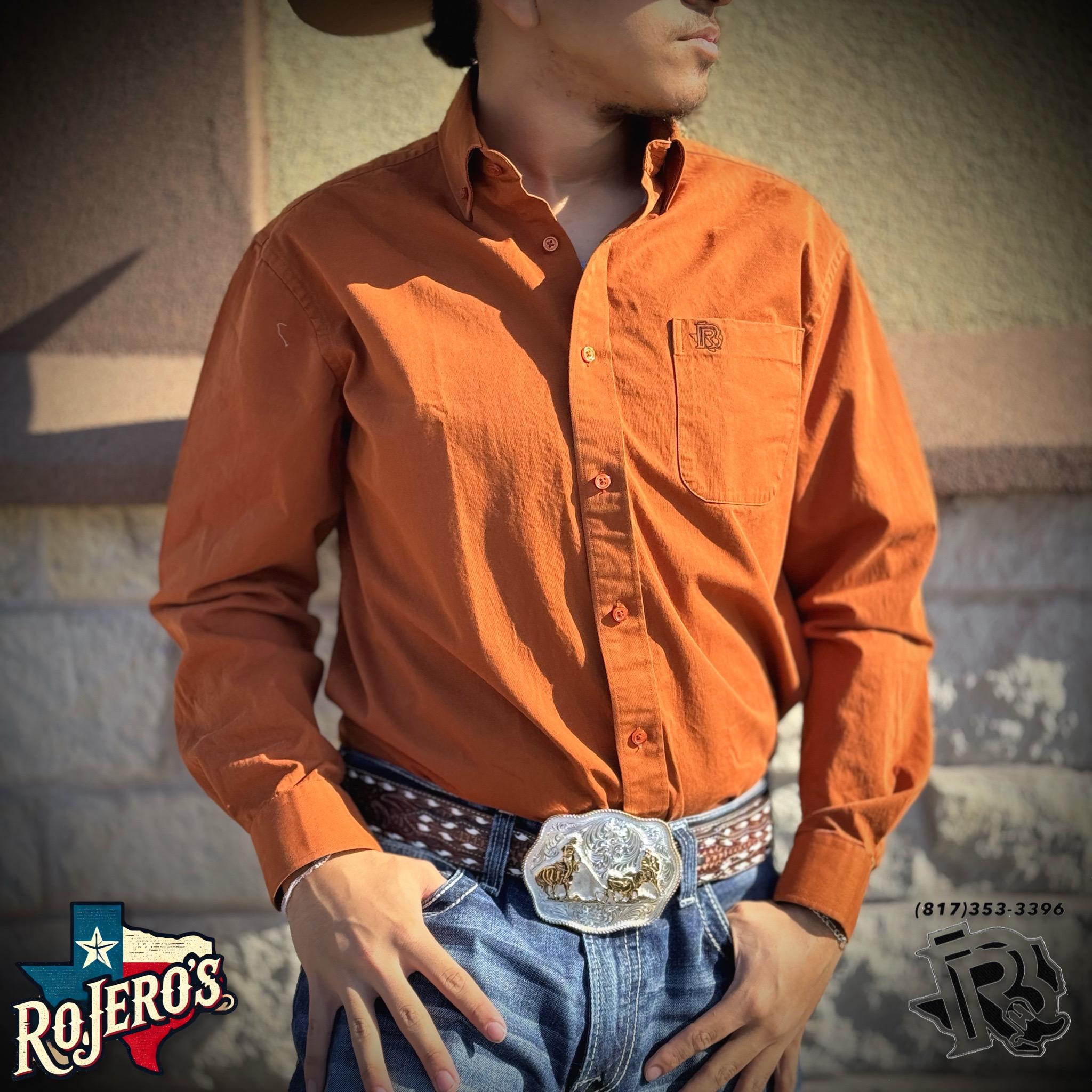 “ Eddy “ | ( RUSTIC ) MEN WESTERN LONG SLEEVE BUTTON UP SHIRT