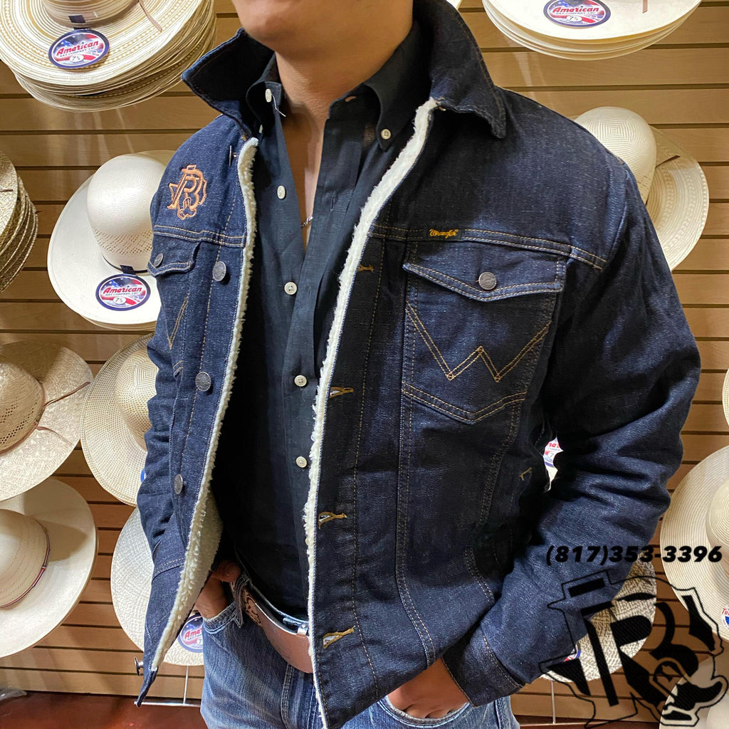 WRANGLER RETRO | MENS SHERPA LINED DENIM JACKET