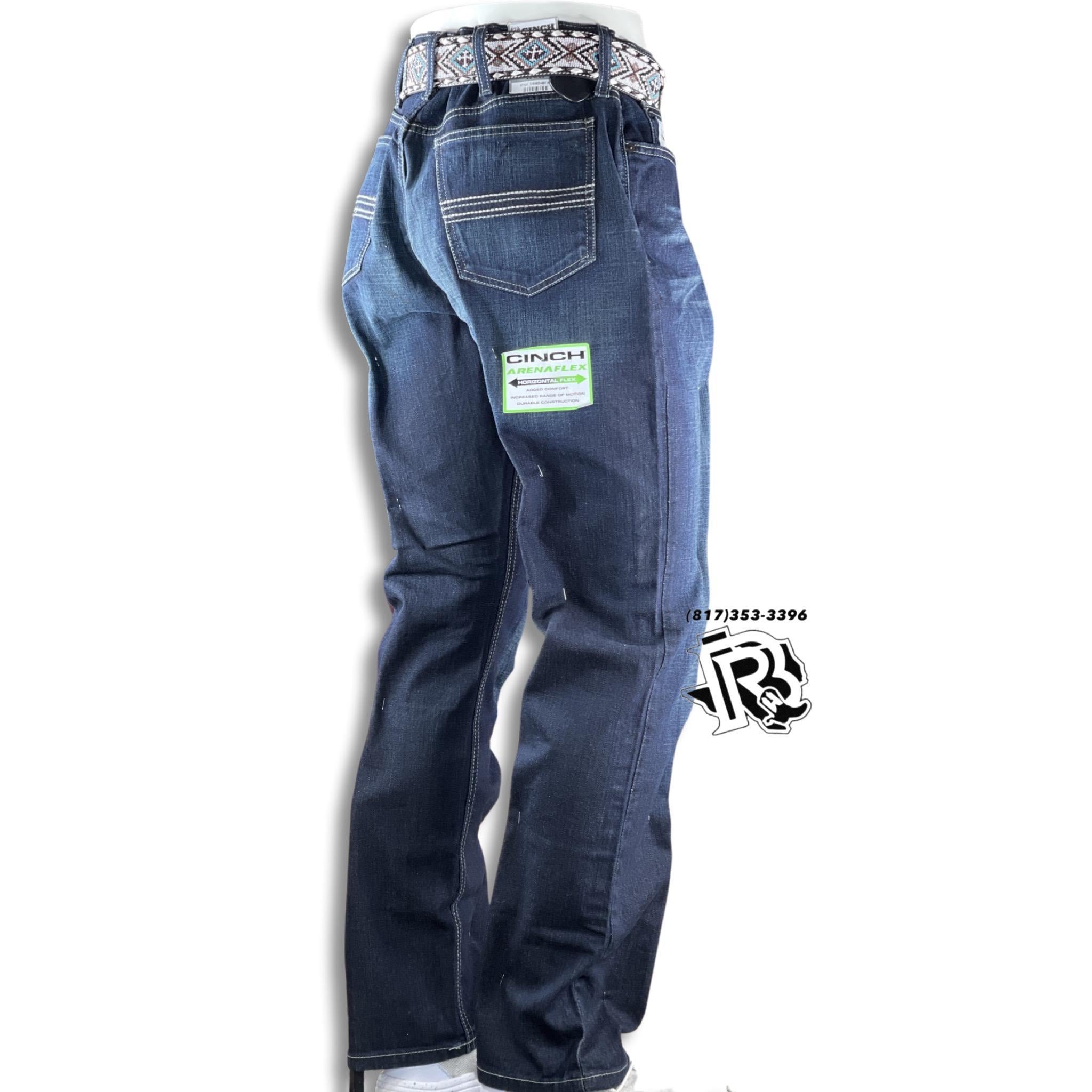 STRAIGHT LEG | CINCH MEN  JEANS DARK WASH  MB98034007 SILVER LABEL
