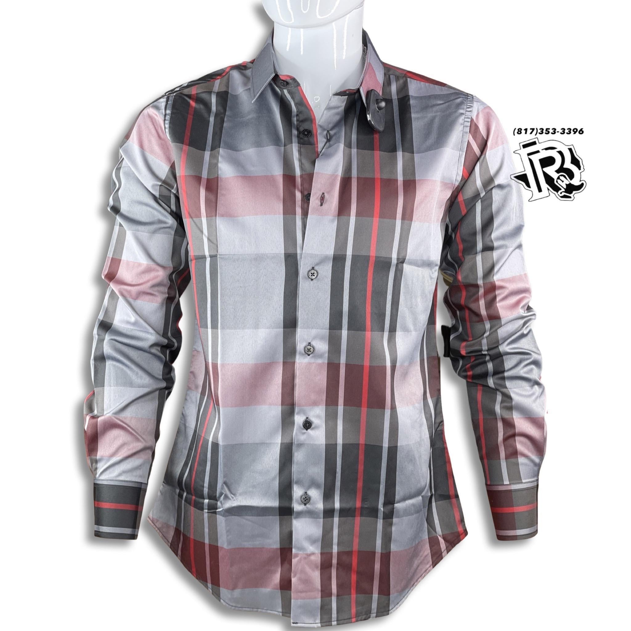 “ ANTHONY  “ | MEN LONG SLEEVE GREY SHIRT