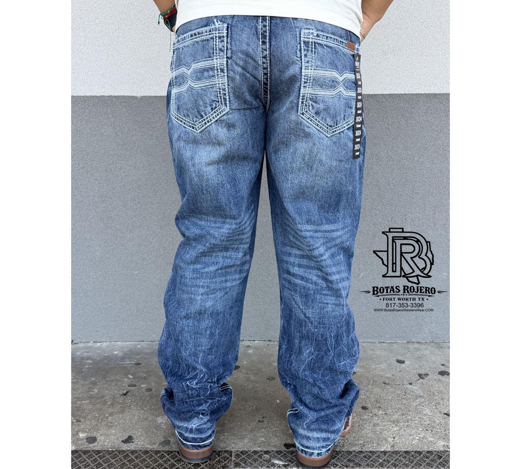 04 | BOOTCUT Iron Spur Men’s Western Jeans – Medium Blue Wash | 100% Cotton Denim