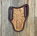 ‘’FLINT’’ | IRON SPUR WESTERN CO.  KNIFE SHEATH WESTERN TOOLED LEATHER