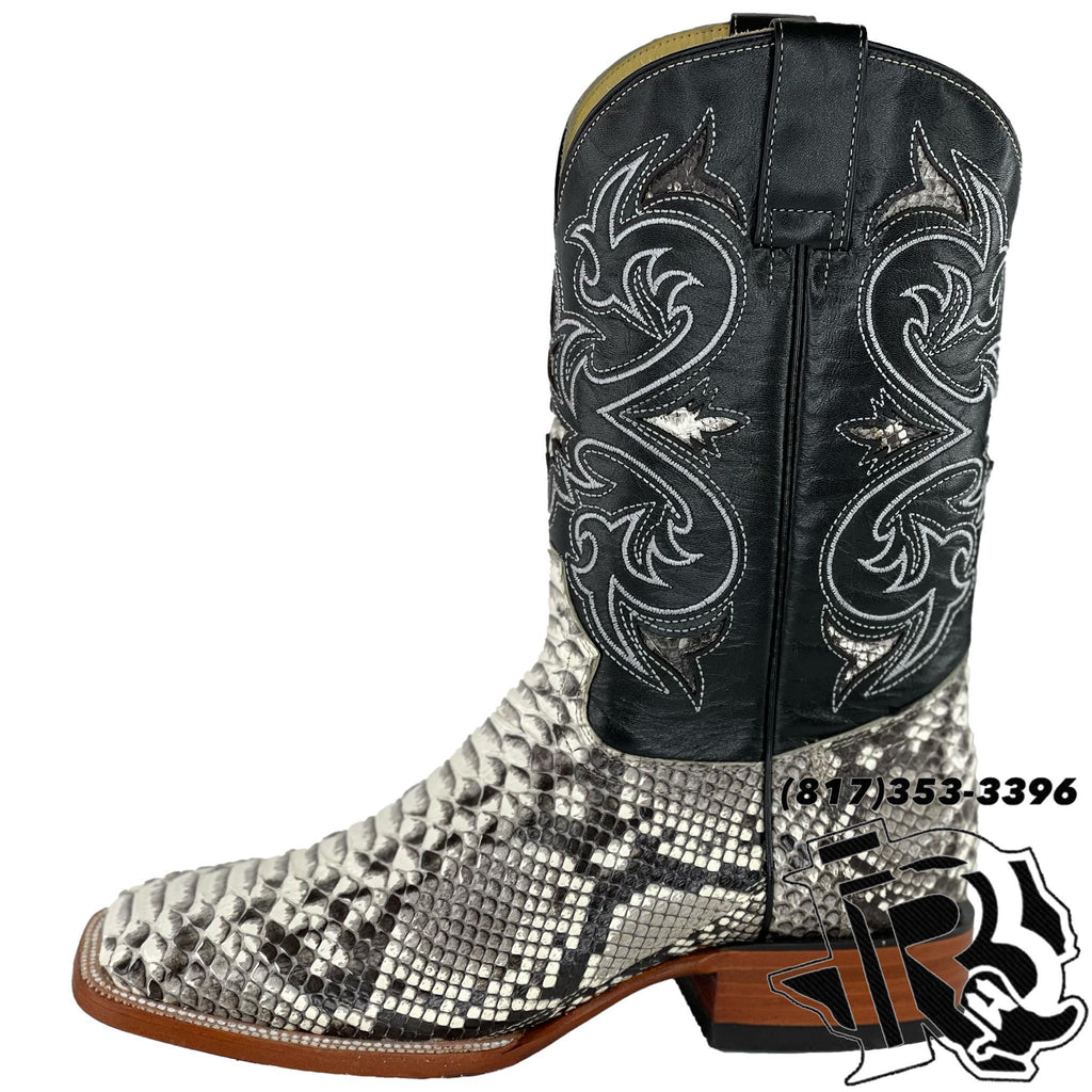 ORIGINAL PYTHON SNAKE | SQUARE TOE MEN BOOTS STYLE #1010