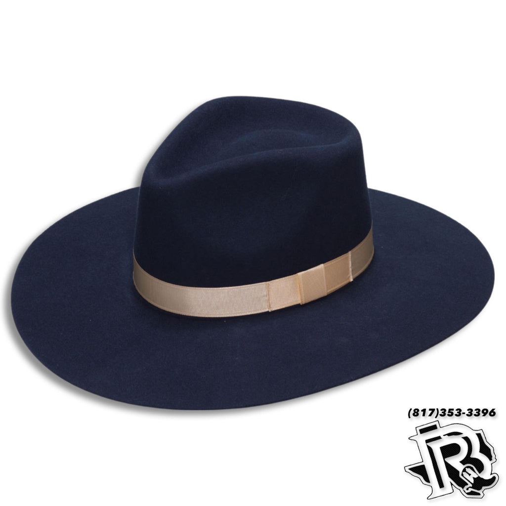 “ TEAR DROP” NAVY | LADIES PINCH FRONT FASHION WESTERN HAT T7810003