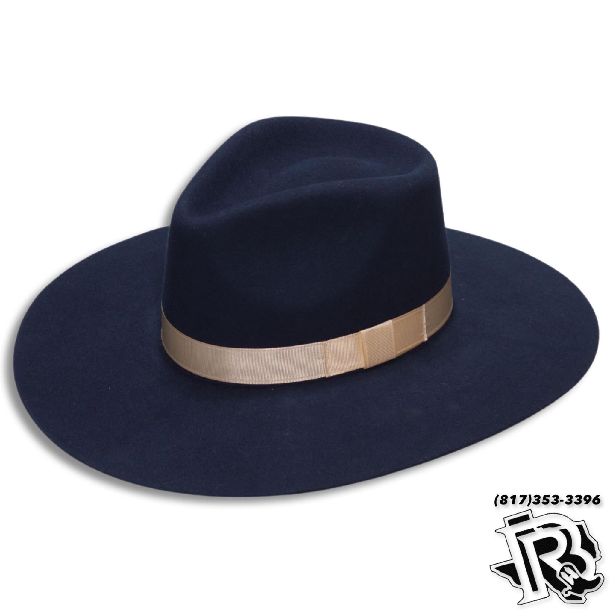 “ TEAR DROP” NAVY | LADIES PINCH FRONT FASHION WESTERN HAT T7810003