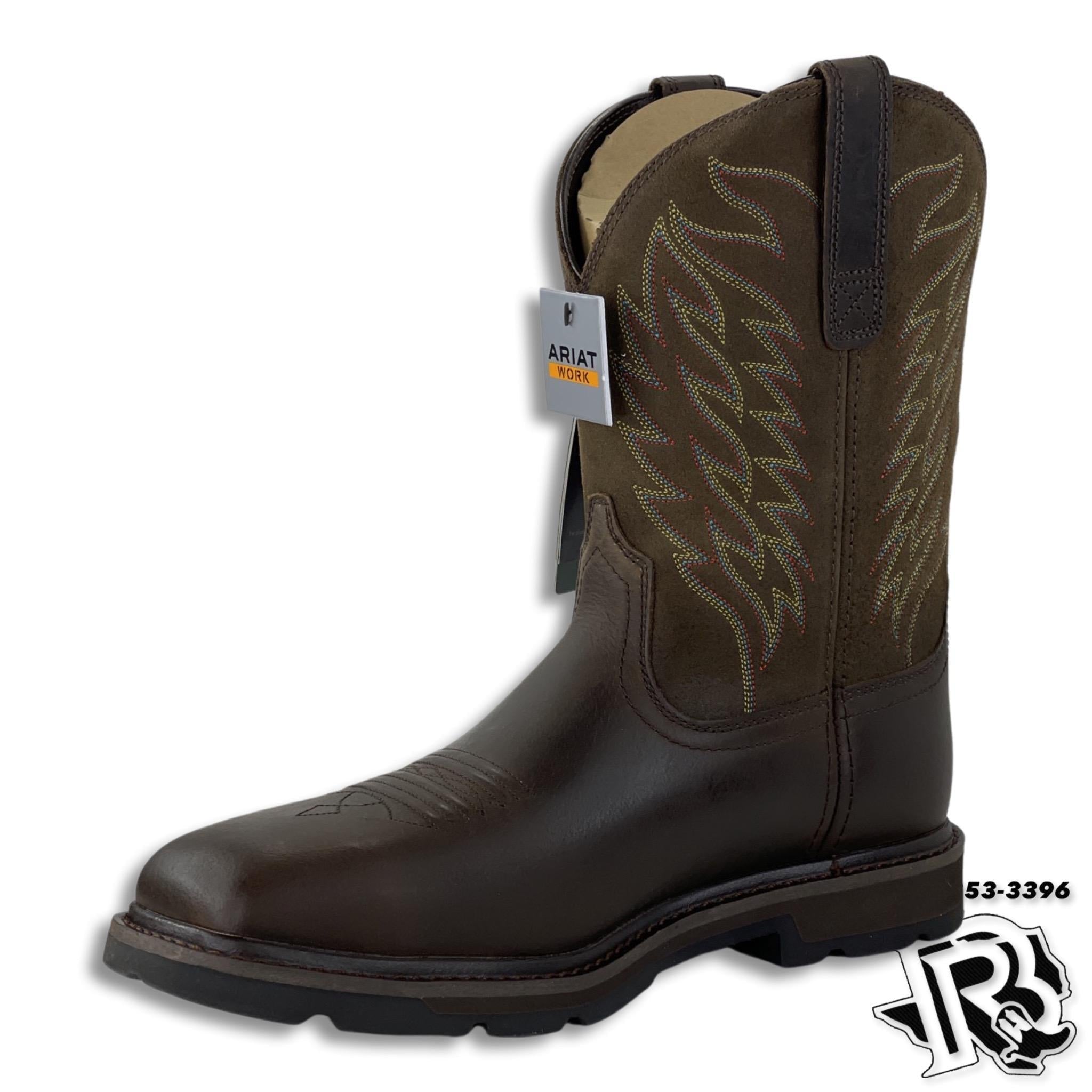 ARIAT STEEL TOE | GROUNDBREAKER MEN WESTERN WORK BOOTS 10021108