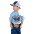 Cinch Toddler Boy's Light Blue Longhorn Graphic T-Shirt |MTT7671103