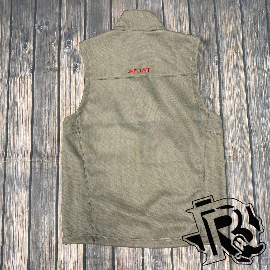 Ariat Red Vernon 2.0 Softshell Black Print Vest 10023332