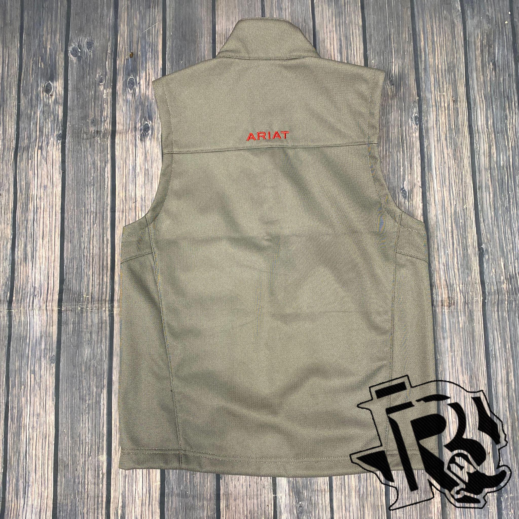 Ariat Red Vernon 2.0 Softshell Black Print Vest 10023332