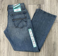 CINCH GRANT MEN’S  MEDIUM STONE INDIGO MID RISE RELAXED BOOT CUT JEANS | MB34037001
