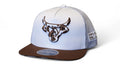 ‘’Cowhide ‘’ White/Brown Kids Lost Calf Cap
